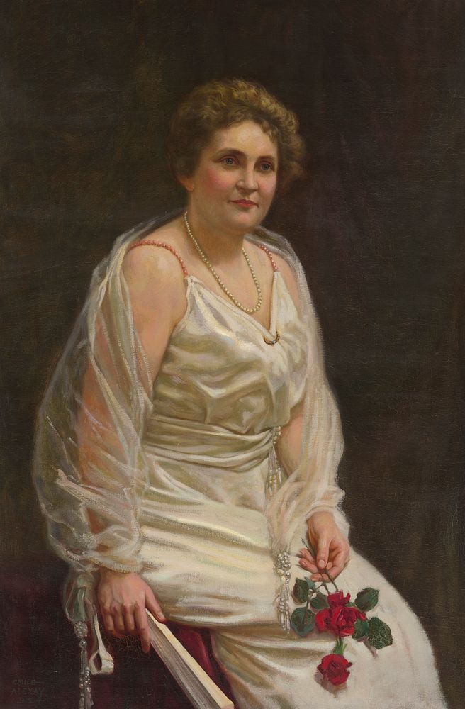 Edith Bolling Galt Wilson by Emile Alexay