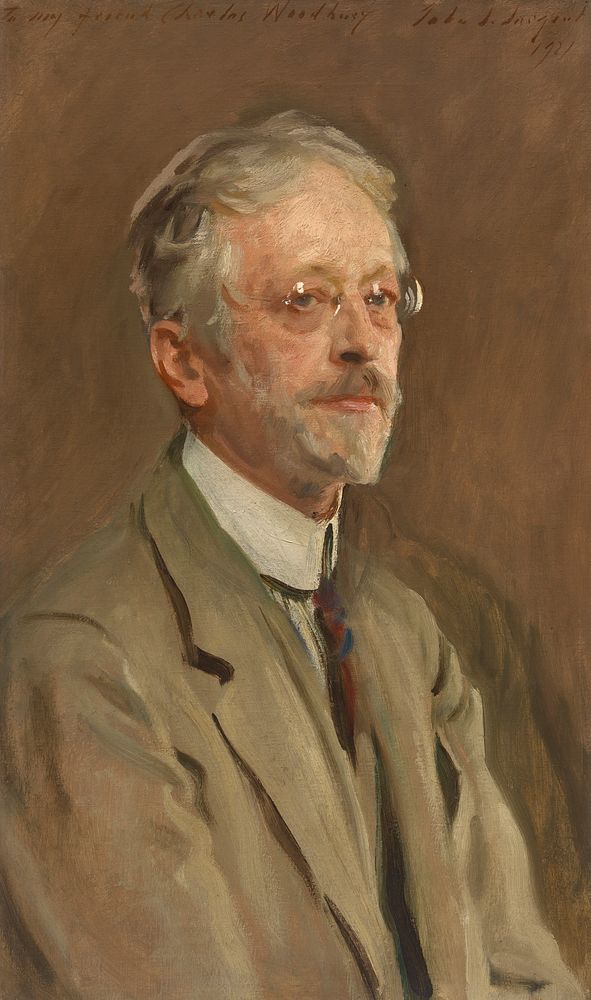 Charles Herbert Woodbury by John Singer Sargent, American, b. Florence, Italy, 1856–1925