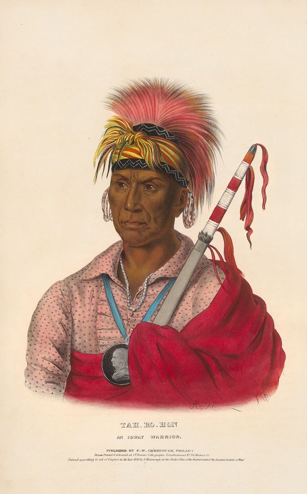 Tah-ro-hon - An Ioway Warrior