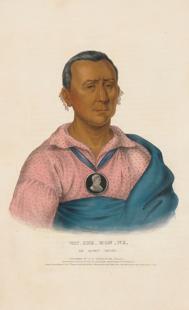Wat-che-mon-ne - An Ioway Chief