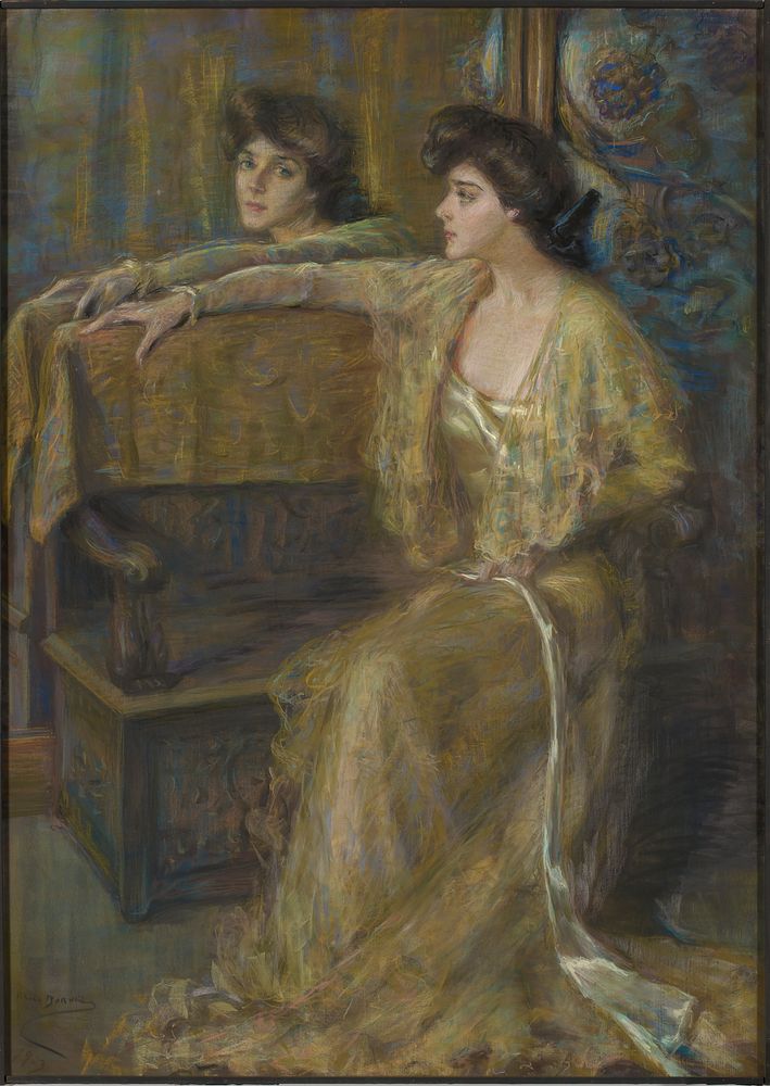 Reflected Grace by Alice Pike Barney, born Cincinnati, OH 1857-died Los Angeles, CA 1931