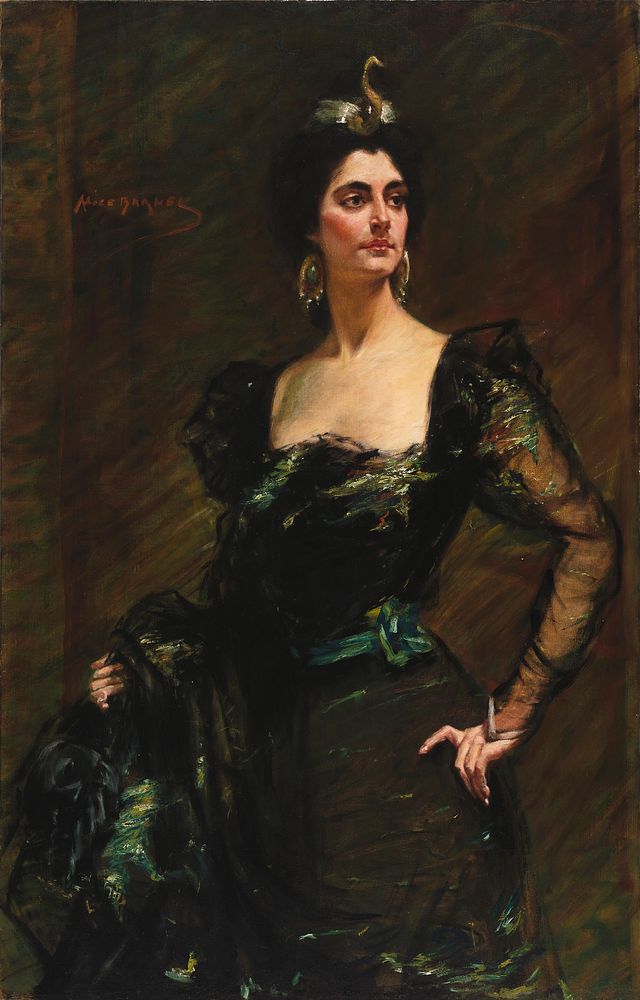 Kate Deering Ridgely by Alice Pike Barney, born Cincinnati, OH 1857-died Los Angeles, CA 1931