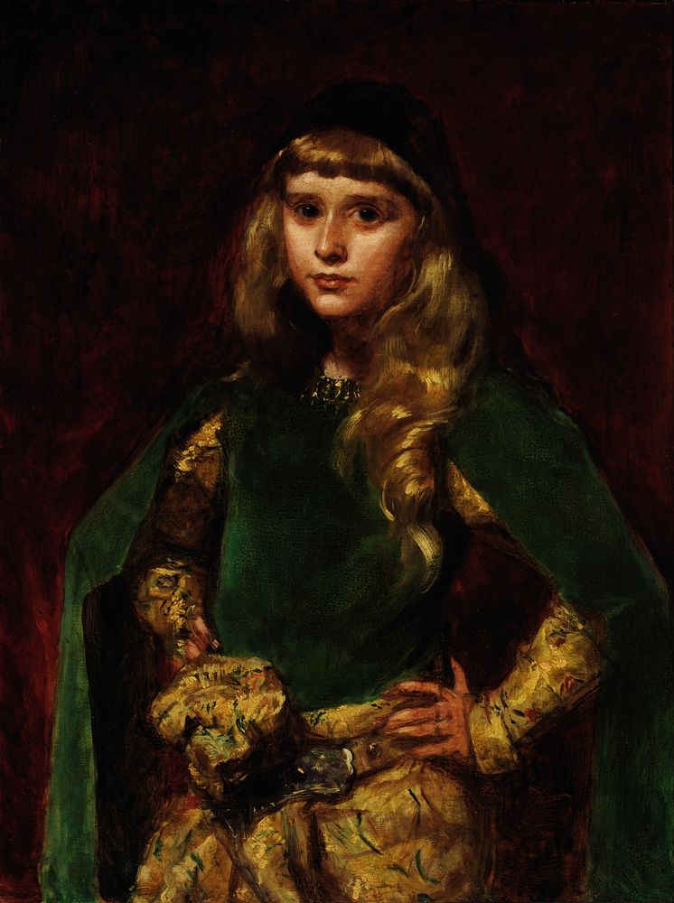 Natalie at Ten by Emile Auguste Carolus-Duran