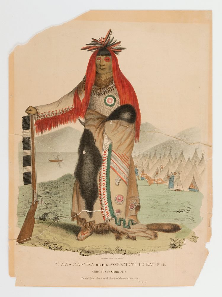 Waa-na-taa, Foremost in Battle, Chief of the Sioux Tribe