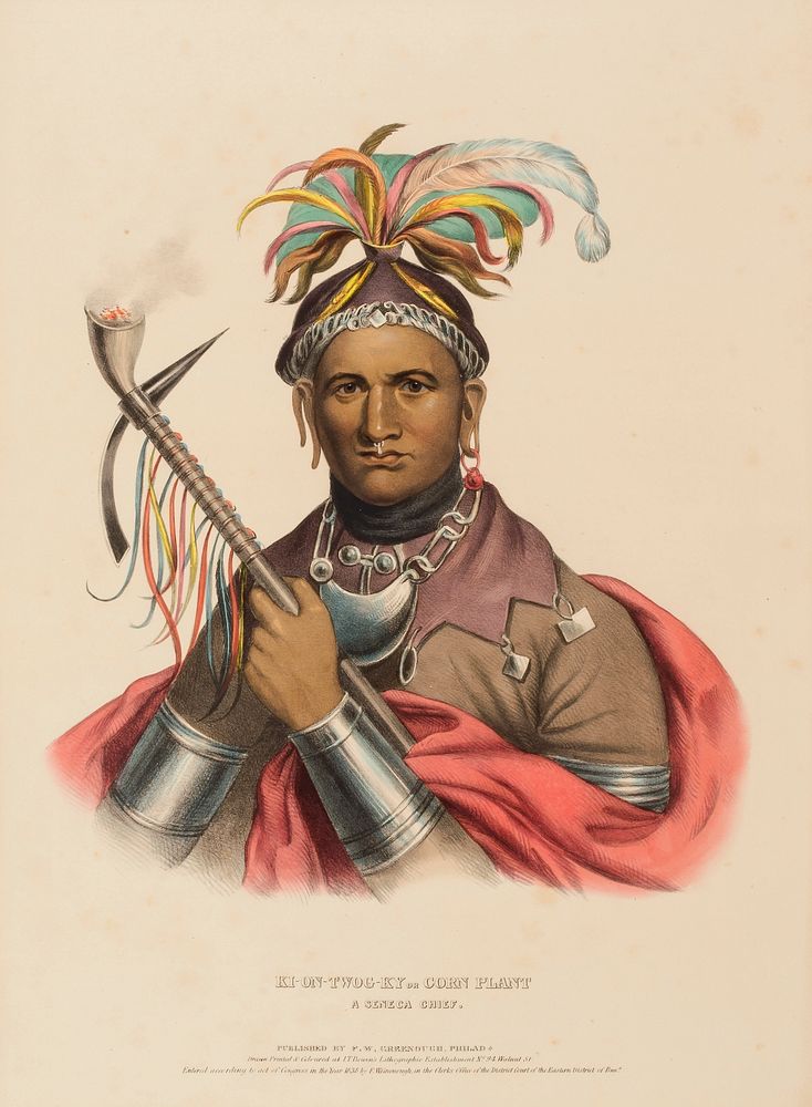 KI-ON-TWOG-KY., from History of the Indian Tribes of North America