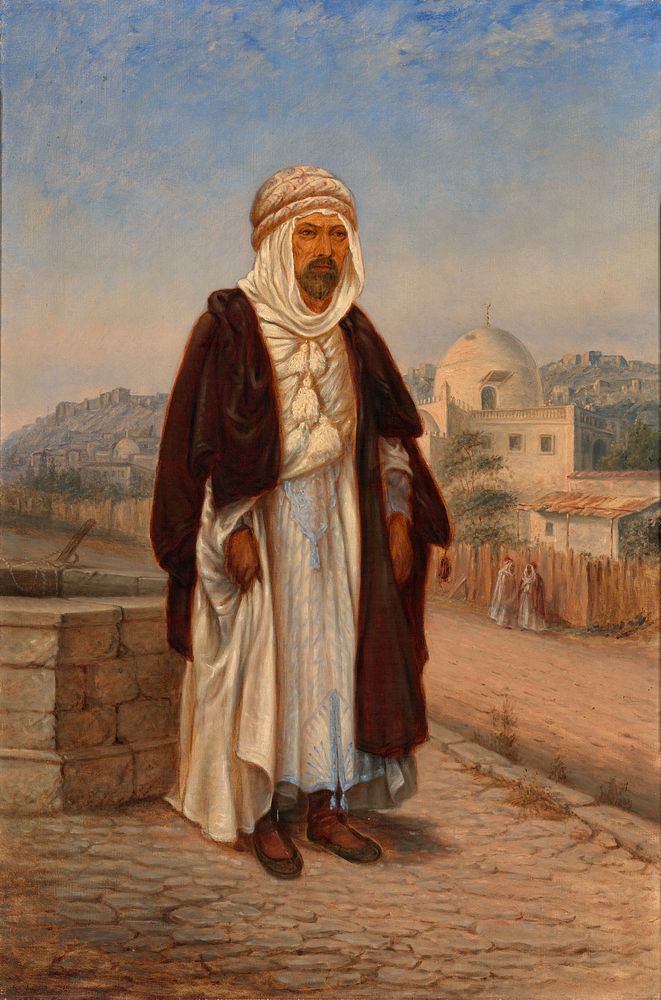 Kabyle Algerian by Antonion Zeno Shindler, 1813 Bulgaria-died Washington, DC 1899