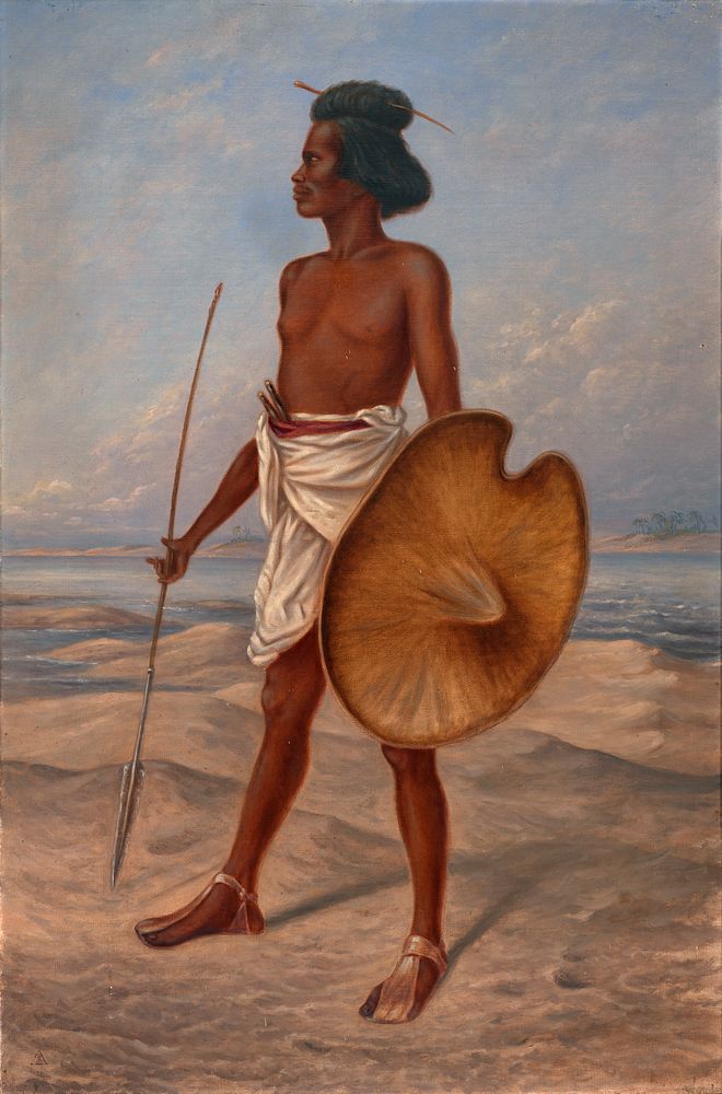Nubian by Antonion Zeno Shindler, 1813 Bulgaria-died Washington, DC 1899
