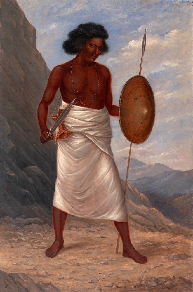 Somali Man by Antonion Zeno Shindler, 1813 Bulgaria-died Washington, DC 1899