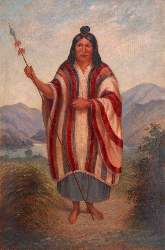 Peruvian Indian by Antonion Zeno Shindler, 1813 Bulgaria-died Washington, DC 1899