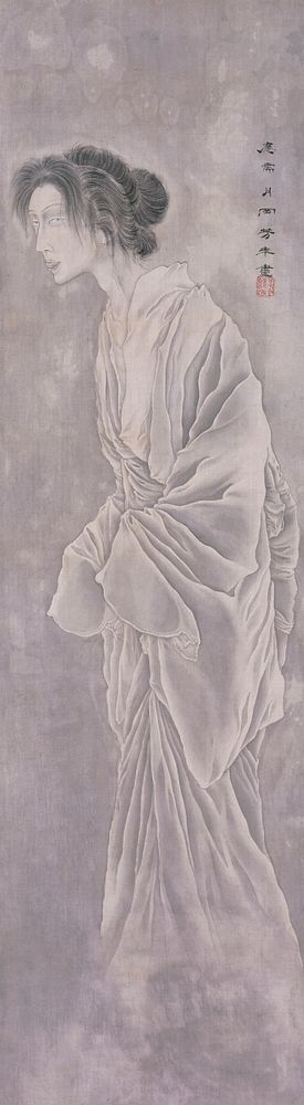 Ghost (ca. 1883) painting in high resolution by Tsukioka Yoshitoshi.  Original from The Minneapolis Institute of Art.