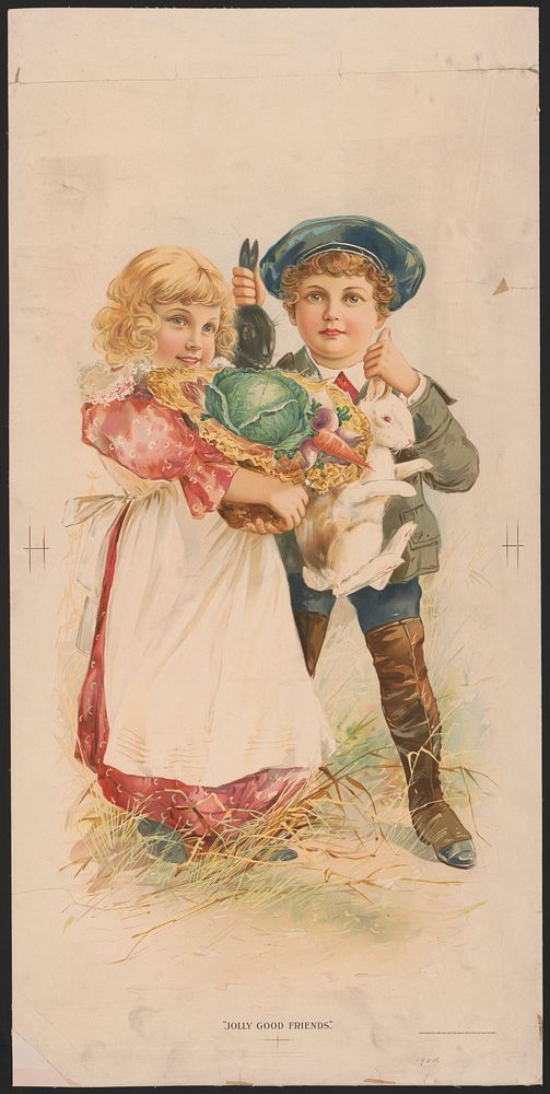 "Jolly good friends" (1897). Original from the Library of Congress.