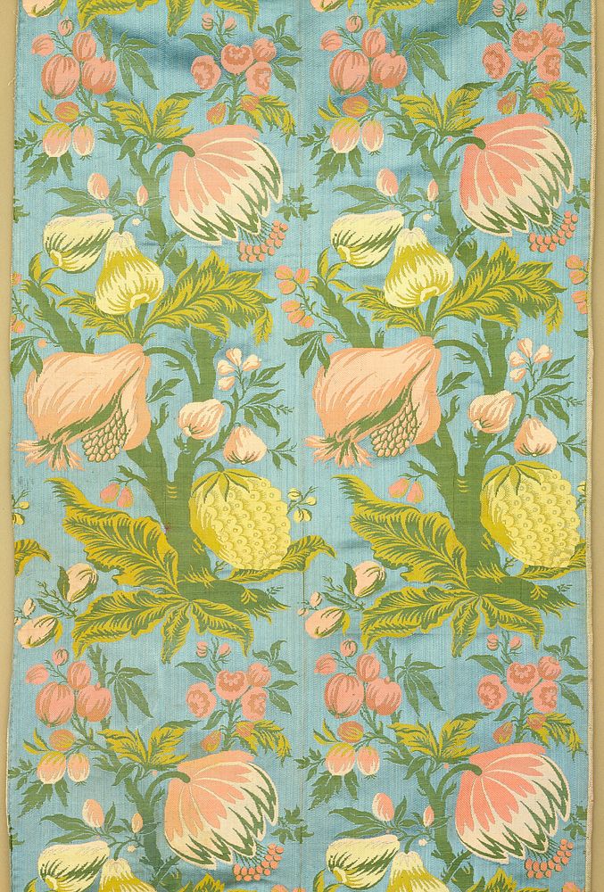 Floral pattern in high resolution from the early 18th century.   