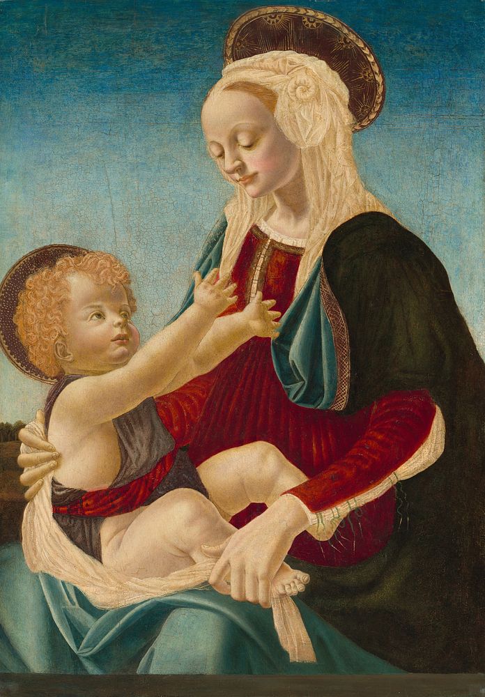 Madonna and Child (ca. 1470&ndash;1480) by Italian 15th Century & Andrea del Verrocchio .  