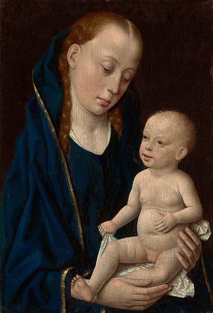 Madonna and Child (ca. 1465) by Dirck Bouts.  