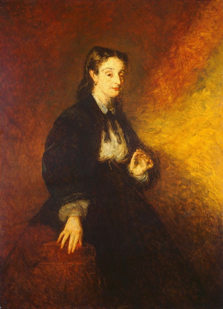 Madame Cahen (1869) by Adolphe Monticelli.  