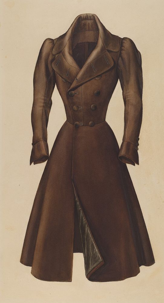 Man's Topcoat (1935–1942) by Henry de wolfe.  