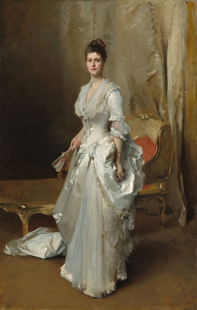 Margaret Stuyvesant Rutherfurd White (Mrs. Henry White) (1883) by John Singer Sargent.  