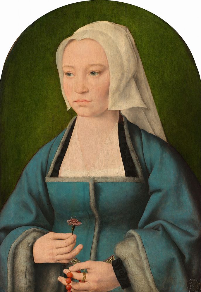 Margaretha Boghe (ca. 1518) by Joos van Cleve.  