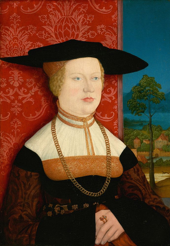 Margarethe Vöhlin (1527) by Bernhard Strigel.  