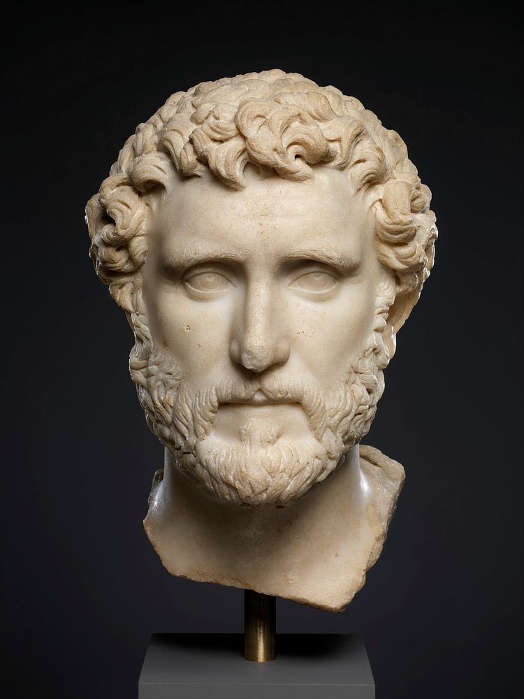 Marble portrait of the emperor Antoninus Pius