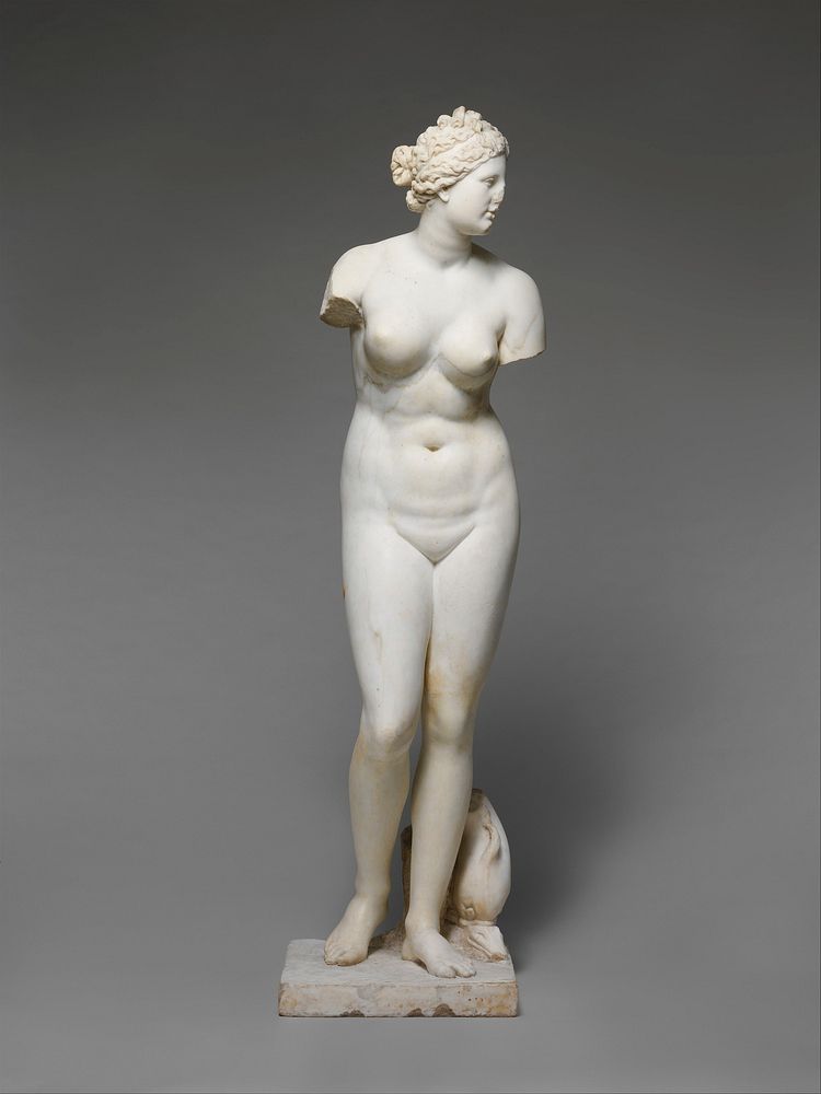 Marble statue of Aphrodite