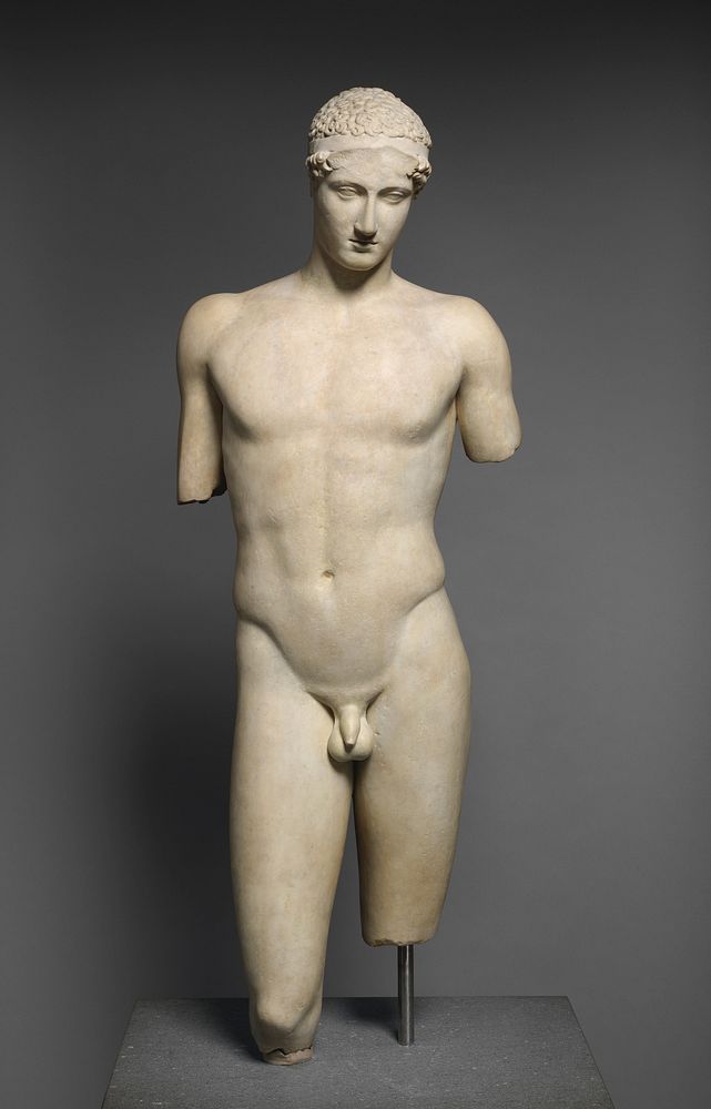 Marble statue of the so-called Stephanos Athlete