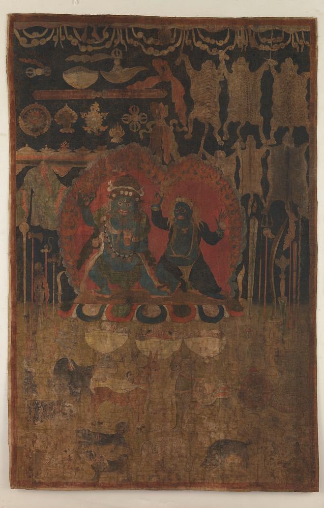 Offerings to Wrathful Deities, Tibet late 16th-17th century