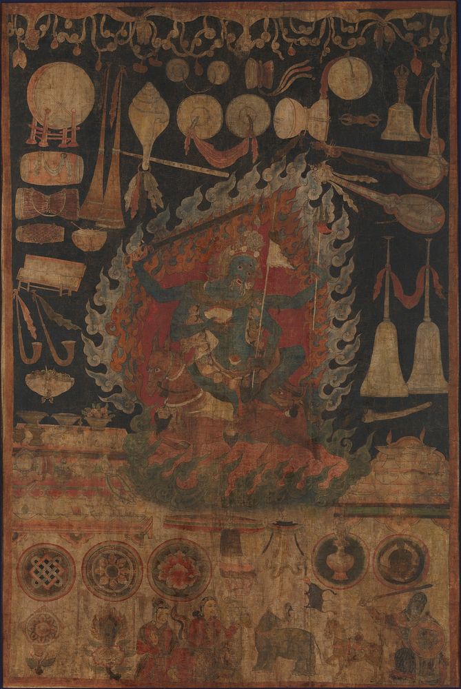 Offerings to the Goddess Palden Lhamo, Tibet late 16th century