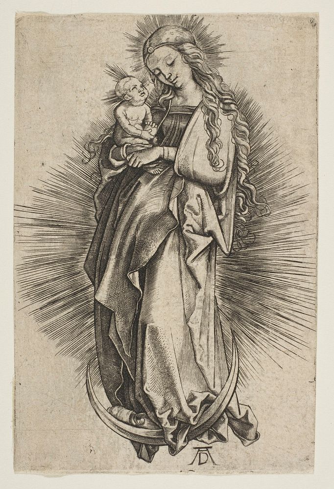 The Virgin on the Crescent (copy) by Albrecht Dürer