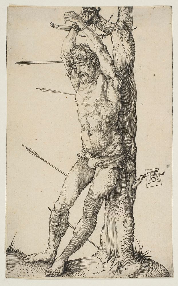 Saint Sebastian Tied to a Tree by Albrecht Dürer