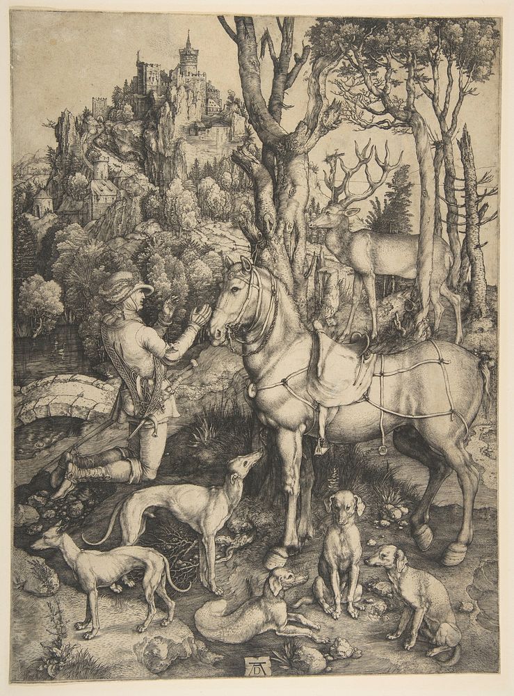 Saint Eustace by Albrecht Dürer