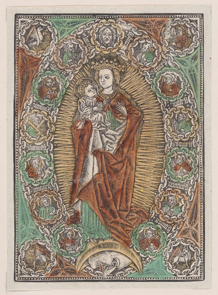 The Virgin and Child on the Crescent by Anonymous, Netherlandish, 15th century