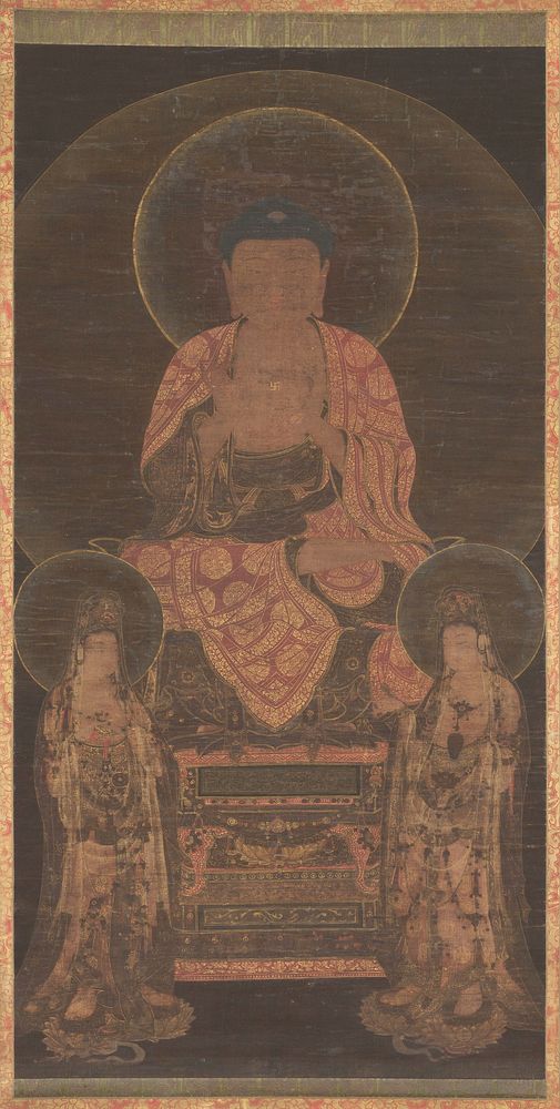 Amitabha triad, unidentified artist