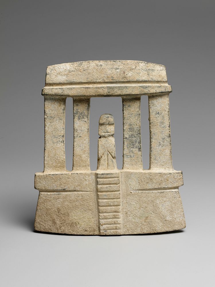Temple with Figure