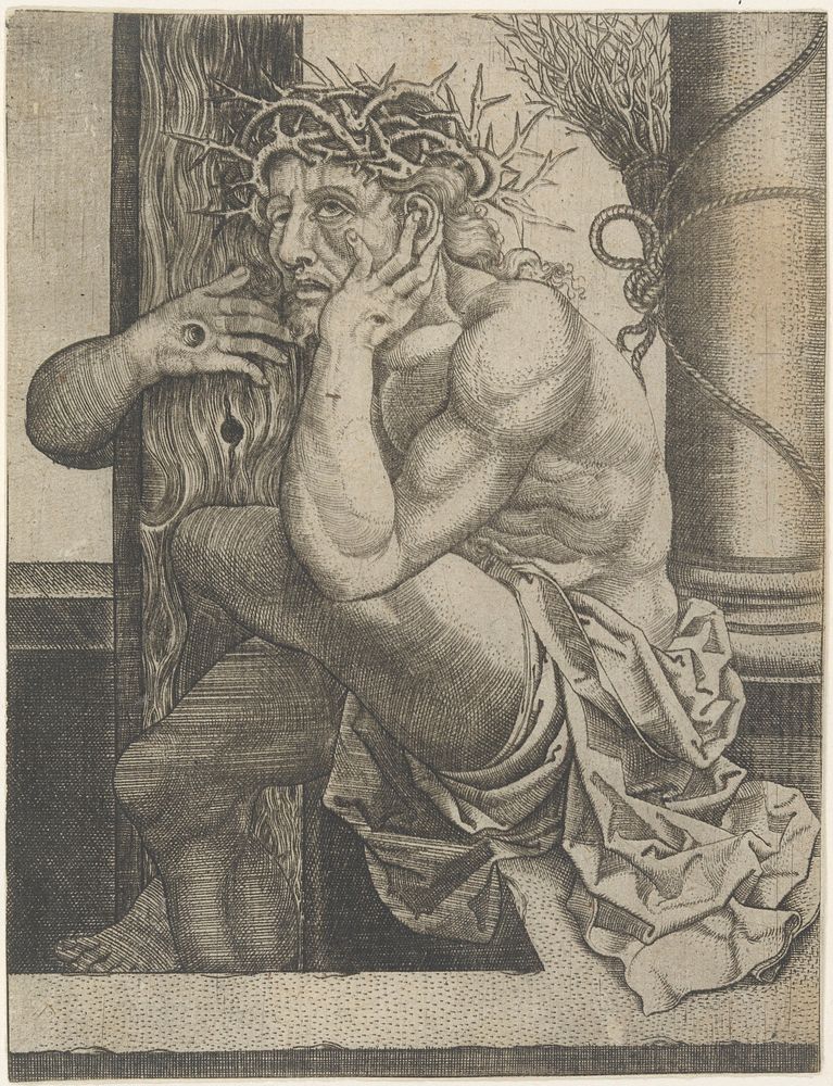 Christ as the Man of Sorrows by Frans Crabbe van Espleghem