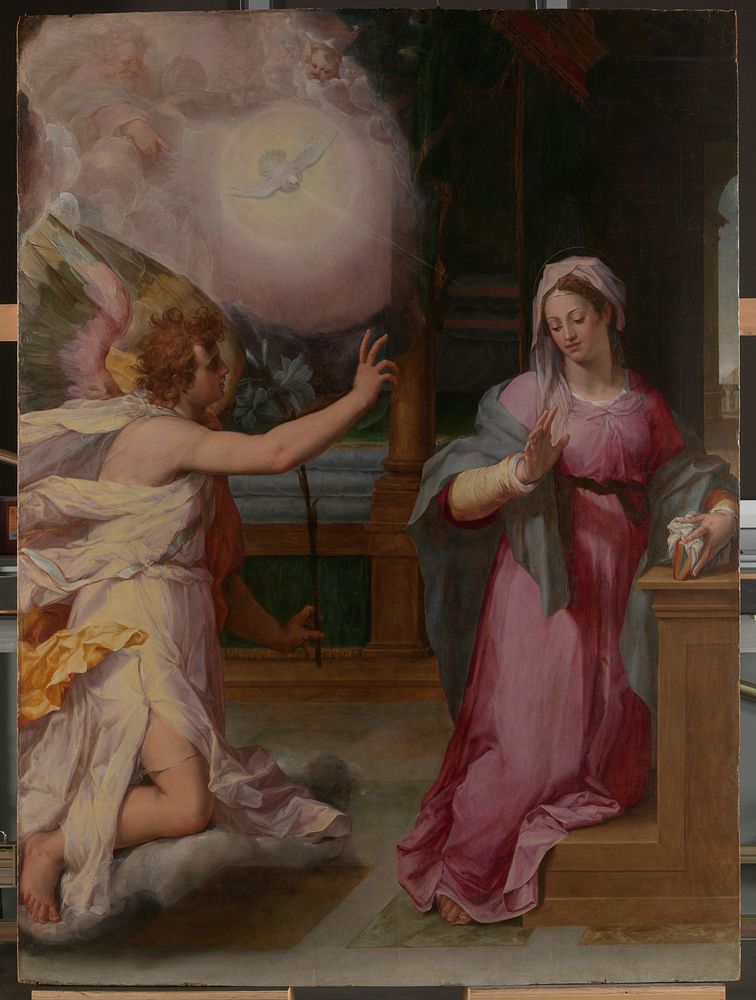 The Annunciation by Peter Candid (Pieter de Witte, Pietro Candido)