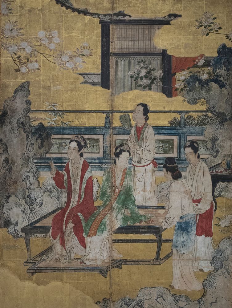 Chinese Women in a Palace Garden