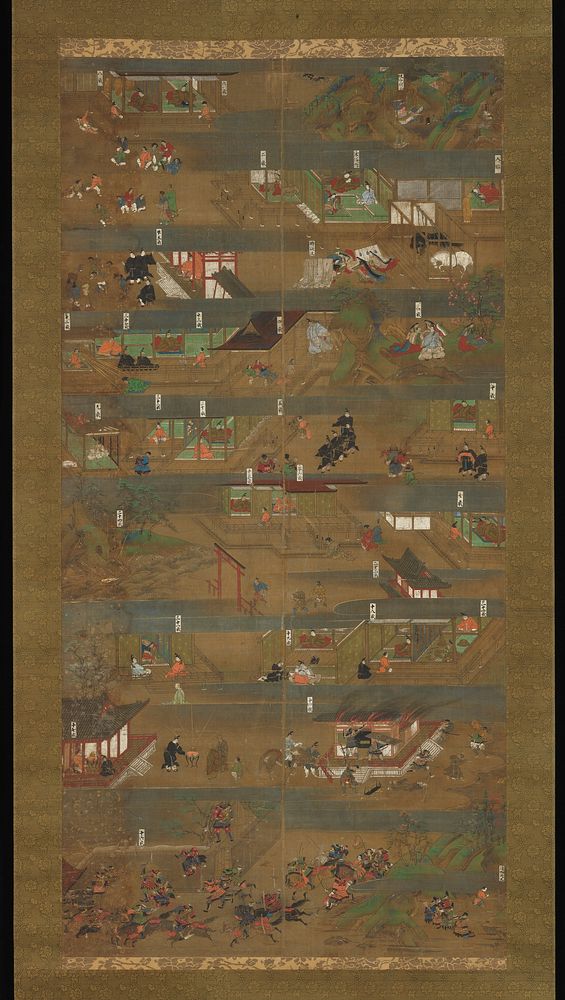 Illustrated Biography of Prince Shōtoku (Shōtoku Taishi e-den), Japan, 14th century