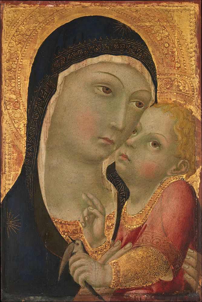 Madonna and Child  by Sano di Pietro (Ansano di Pietro di Mencio)