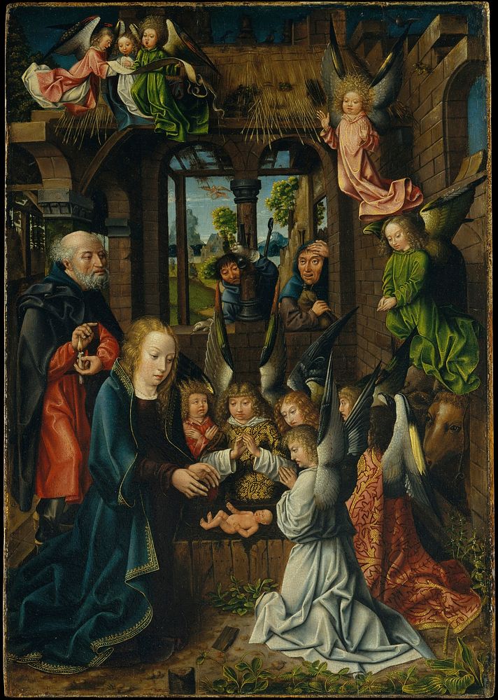 The Adoration of the Christ Child, workshop of the Master of Frankfurt