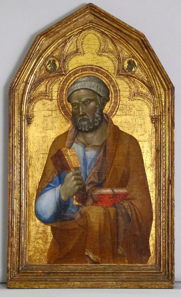Engaged molding on a polyptych panel, Siena