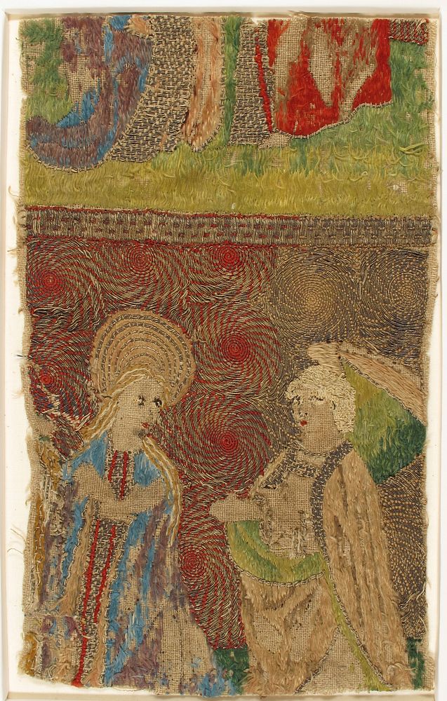 Panel with the Virgin and Gabriel Annunciate, German