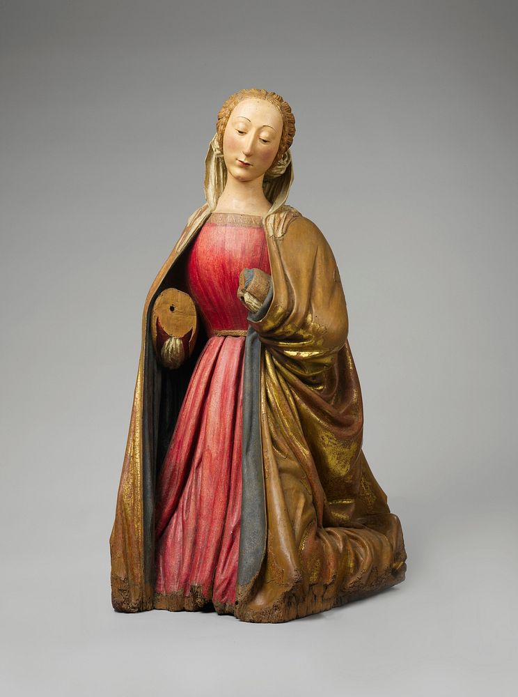 Kneeling Virgin, attributed to Paolo Aquilano