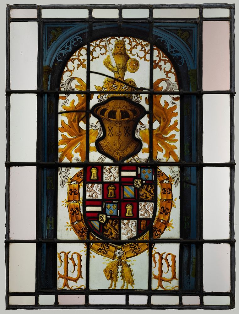 Heraldic Panel with Arms of the House of Hapsburg, South Netherlandish