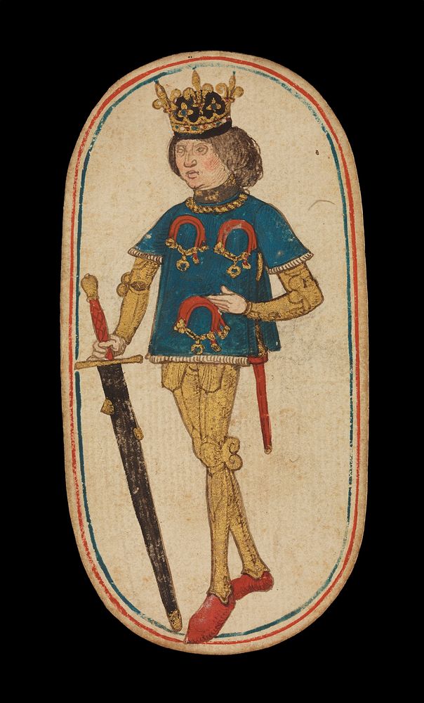 King of Collars, from The Cloisters Playing Cards, South Netherlandish