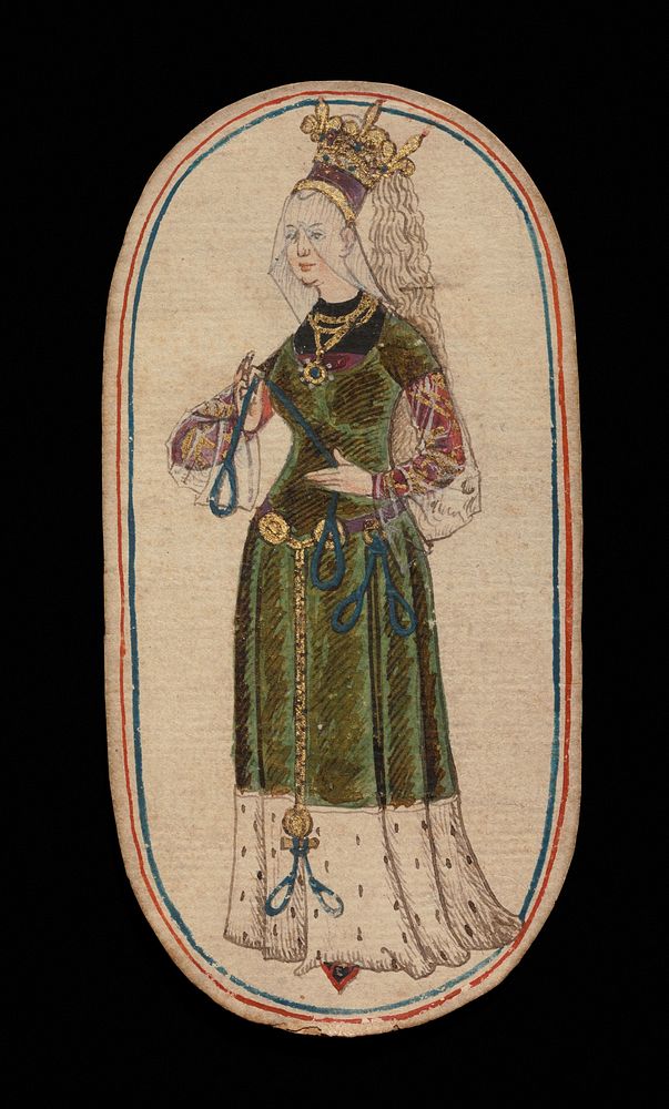 Queen of Nooses, from The Cloisters Playing Cards