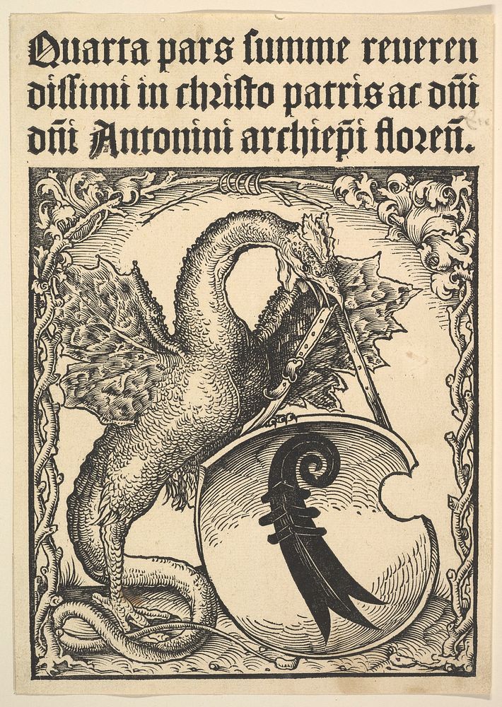 Basilisk Supporting the Arms of the city of Basel