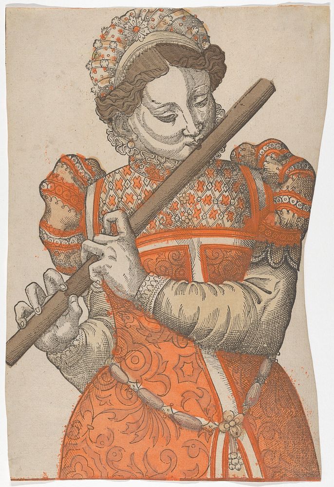 Woman Playing the Flute