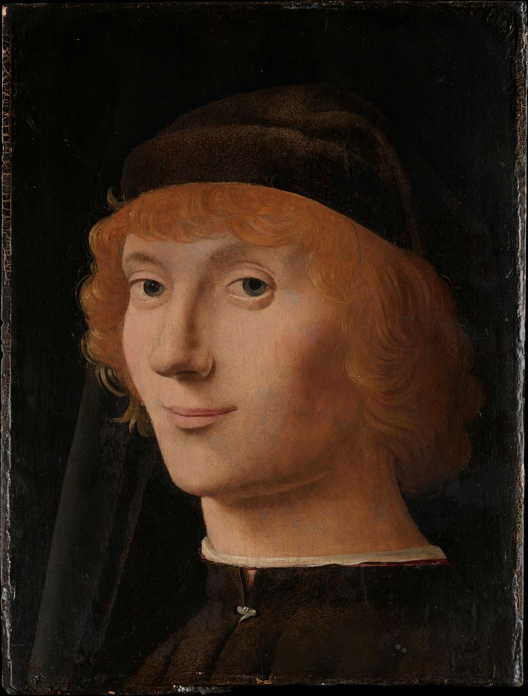 Portrait of a Young Man by Antonello da Messina (Antonello di Giovanni d'Antonio)