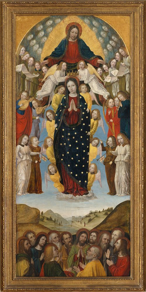 The Assumption of the Virgin by Bergognone (Ambrogio di Stefano da Fossano)